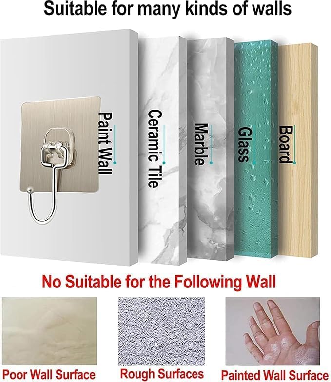 Heavy Duty Wall Hooks-Gold Edition( Buy 10 Get 10 Free)