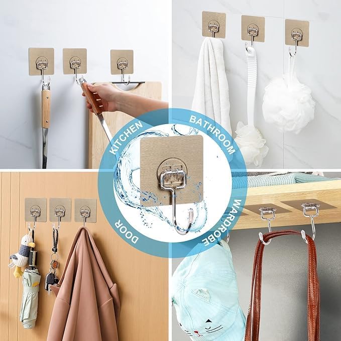 Heavy Duty Wall Hooks-Gold Edition( Buy 10 Get 10 Free)