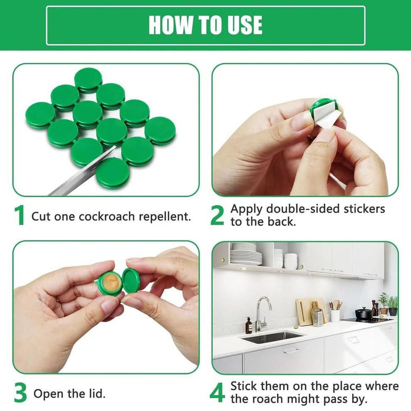 Cockroach Killer Gel/Powder (Pack of 12 pics )
